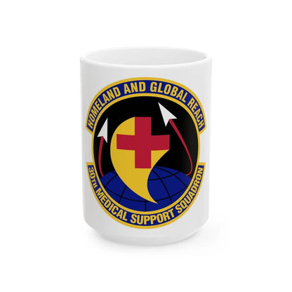 30th Medical Support Squadron (U.S. Air Force) White Coffee Mug-15oz-Go Mug Yourself