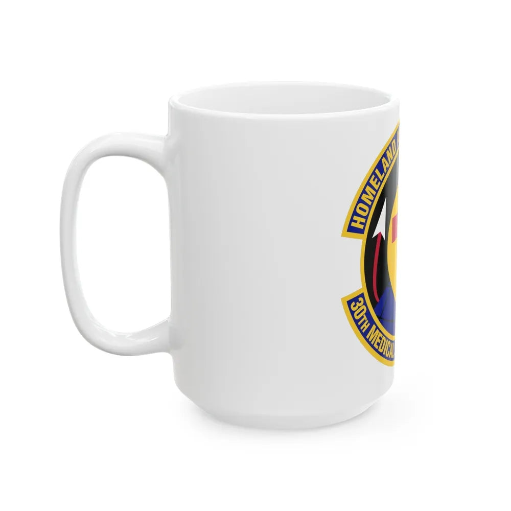 30th Medical Support Squadron (U.S. Air Force) White Coffee Mug-Go Mug Yourself