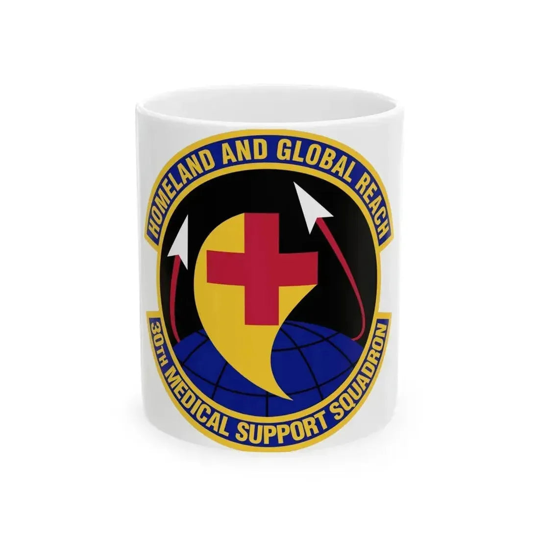30th Medical Support Squadron (U.S. Air Force) White Coffee Mug 11oz - Go Mug Yourself
