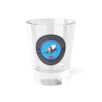 30TH NCR USPACFLT Seabee (U.S. Navy) Shot Glass 1.5oz 1.5oz - Go Mug Yourself