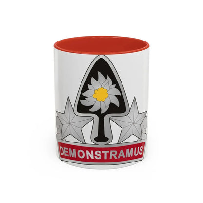 31 Engineer Battalion (U.S. Army) Accent Coffee Mug 11oz Red - Go Mug Yourself