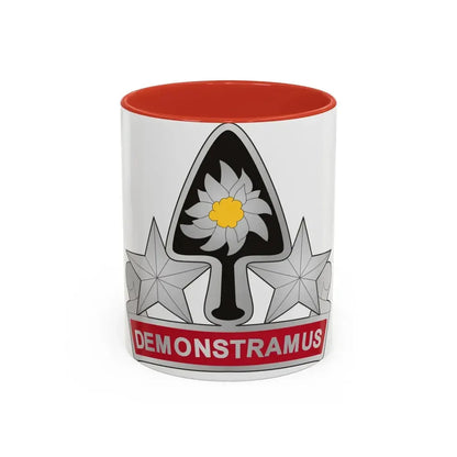 31 Engineer Battalion (U.S. Army) Accent Coffee Mug 11oz Red - Go Mug Yourself