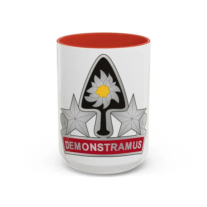 31 Engineer Battalion (U.S. Army) Accent Coffee Mug 15oz Red - Go Mug Yourself