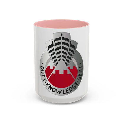 31 Engineer Group (U.S. Army) Accent Coffee Mug-15oz-Pink-Go Mug Yourself