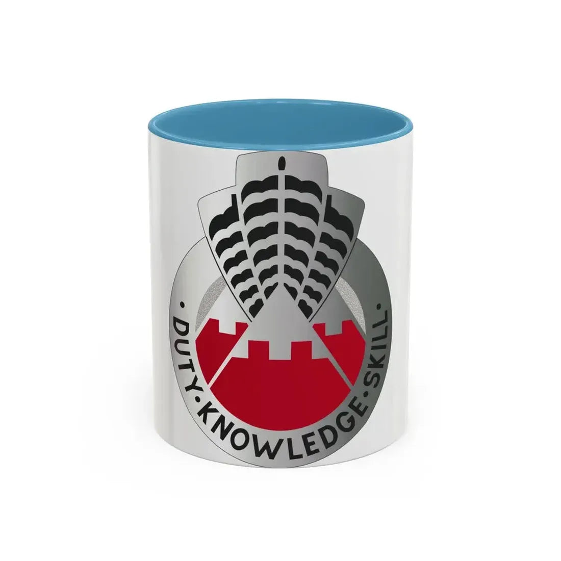 31 Engineer Group (U.S. Army) Accent Coffee Mug 11oz Light Blue - Go Mug Yourself