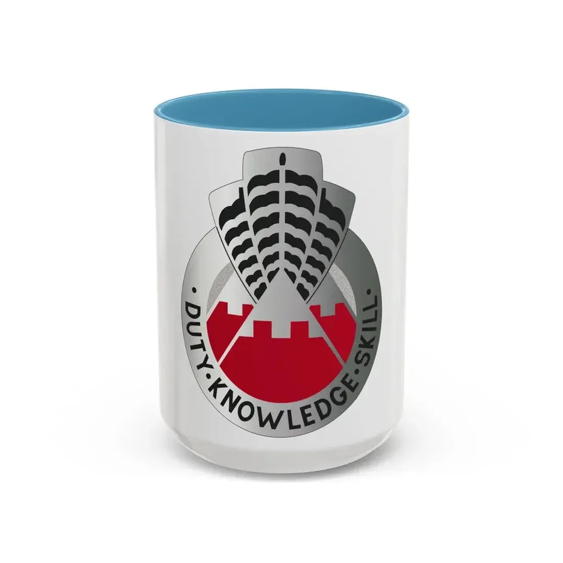 31 Engineer Group (U.S. Army) Accent Coffee Mug 15oz Light Blue - Go Mug Yourself