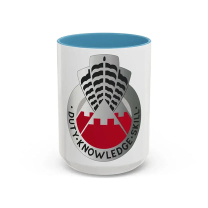 31 Engineer Group (U.S. Army) Accent Coffee Mug 15oz Light Blue - Go Mug Yourself