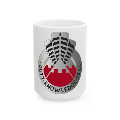 31 Engineer Group (U.S. Army) White Coffee Mug 15oz - Go Mug Yourself