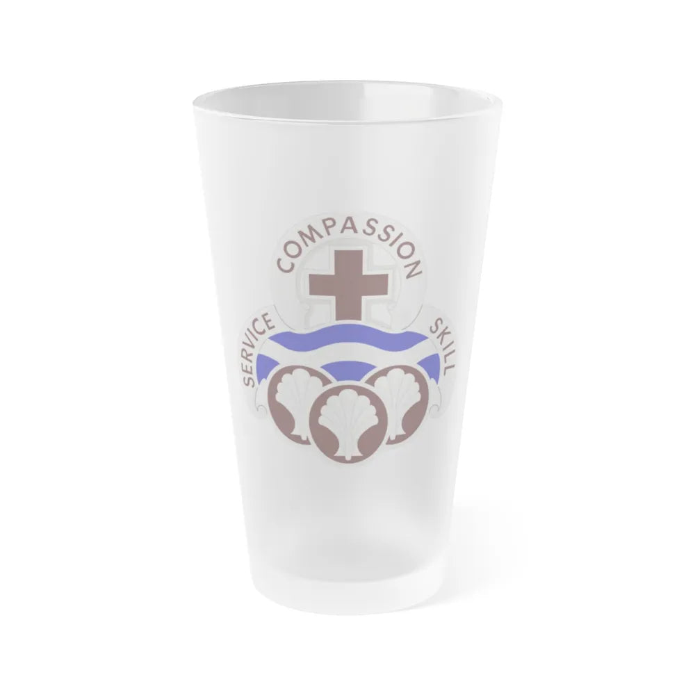 31 Field Hospital (U.S. Army) Frosted Pint Glass 16oz-Go Mug Yourself