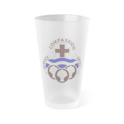 31 Field Hospital (U.S. Army) Frosted Pint Glass 16oz-Go Mug Yourself