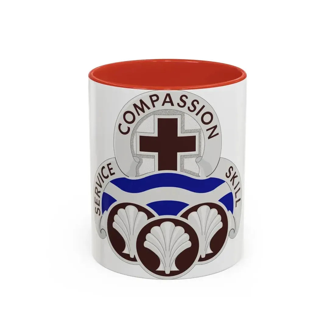 31 Field Hospital (U.S. Army) Accent Coffee Mug 11oz Red - Go Mug Yourself