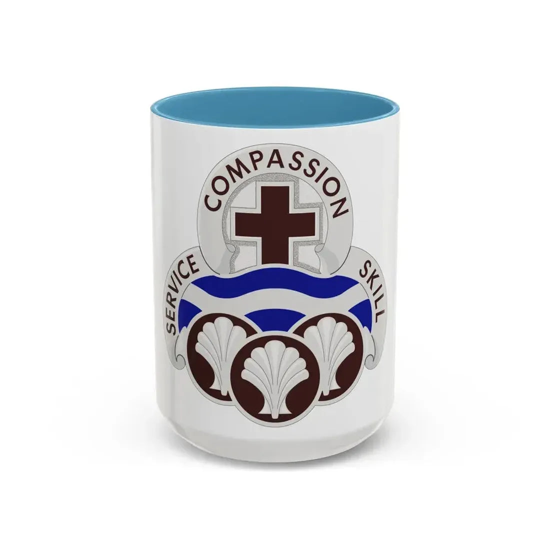 31 Field Hospital (U.S. Army) Accent Coffee Mug 15oz Light Blue - Go Mug Yourself