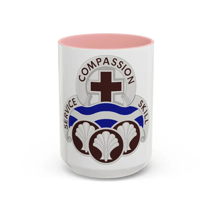 31 Field Hospital (U.S. Army) Accent Coffee Mug 15oz Pink - Go Mug Yourself