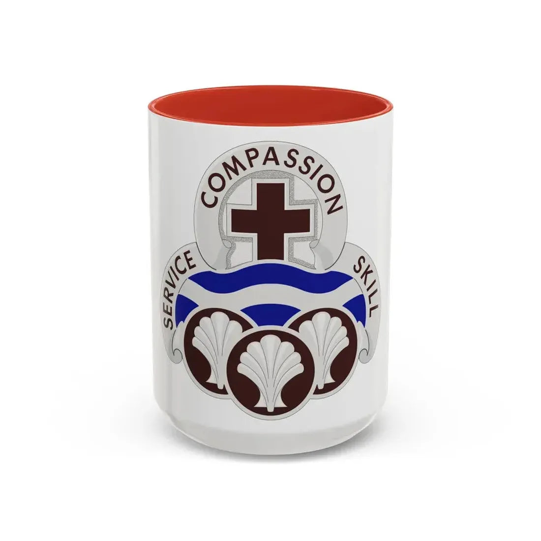 31 Field Hospital (U.S. Army) Accent Coffee Mug 15oz Red - Go Mug Yourself