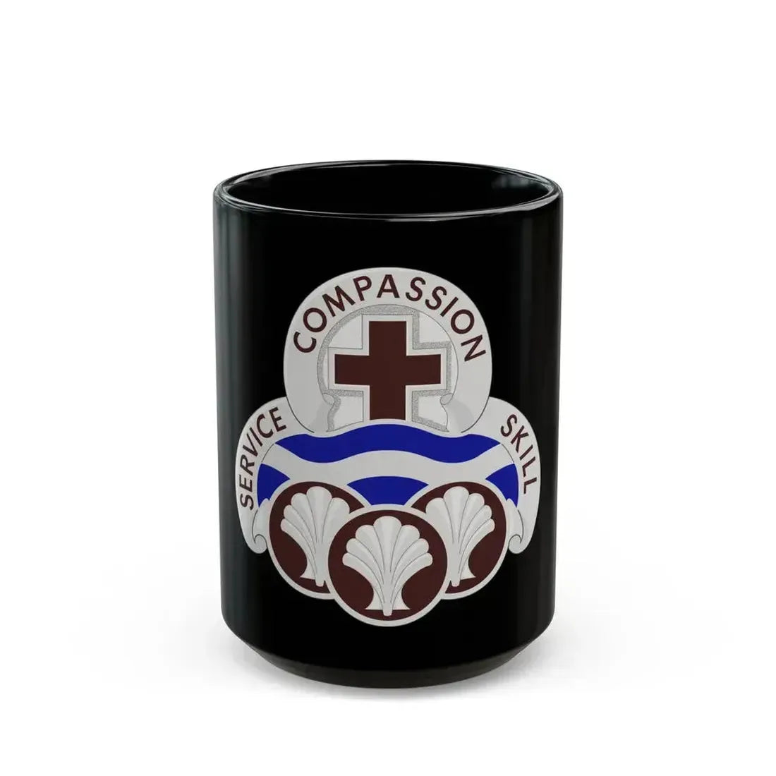31 Field Hospital (U.S. Army) Black Coffee Mug 15oz - Go Mug Yourself