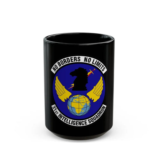 31 Intelligence Squadron ACC (U.S. Air Force) Black Coffee Mug-15oz-Go Mug Yourself