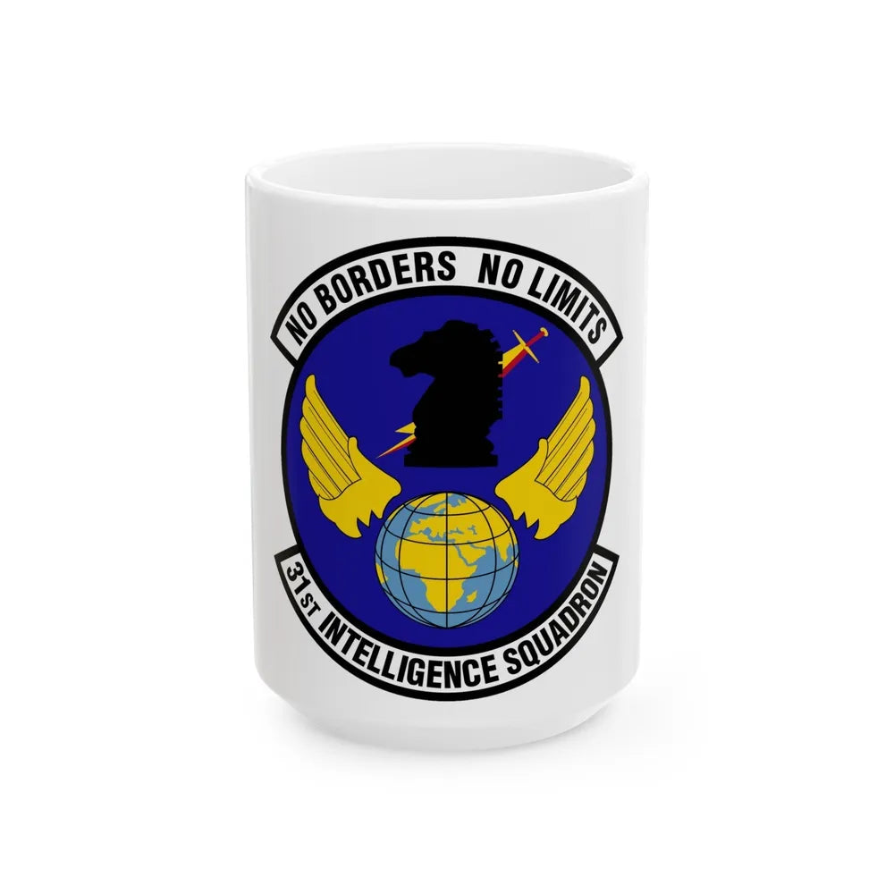 31 Intelligence Squadron ACC (U.S. Air Force) White Coffee Mug-15oz-Go Mug Yourself