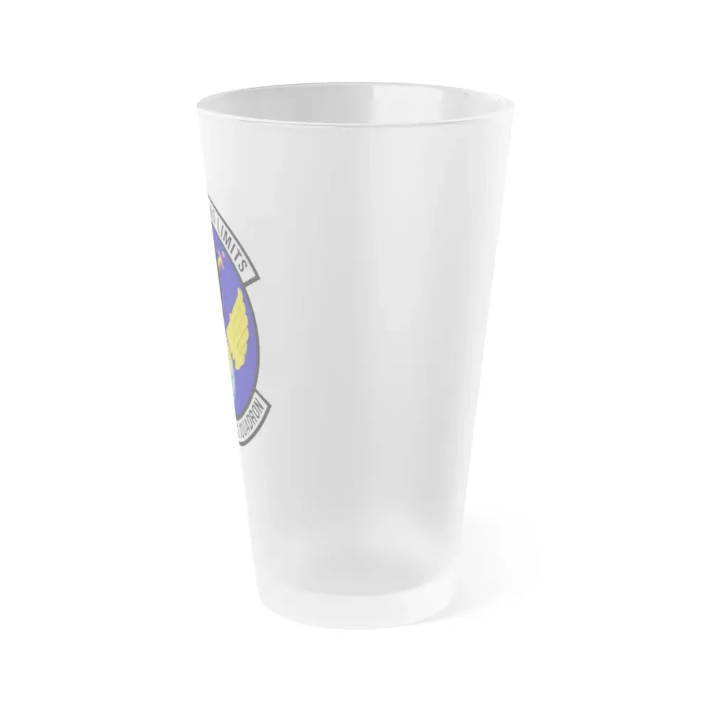 31 Intelligence Squadron ACC (U.S. Air Force) Frosted Pint Glass 16oz - Go Mug Yourself