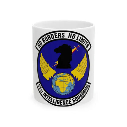 31 Intelligence Squadron ACC (U.S. Air Force) White Coffee Mug 11oz - Go Mug Yourself