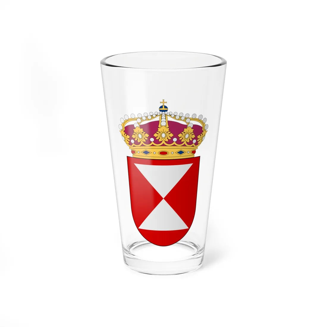 31. korvettdivisionen vapen (Sweden) (Coat of Arms) Pint Glass 16oz 16oz - Go Mug Yourself