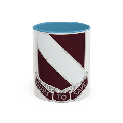 31 Medical Group (U.S. Army) Accent Coffee Mug-11oz-Light Blue-Go Mug Yourself