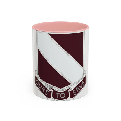 31 Medical Group (U.S. Army) Accent Coffee Mug-11oz-Pink-Go Mug Yourself