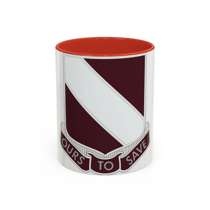 31 Medical Group (U.S. Army) Accent Coffee Mug-11oz-Red-Go Mug Yourself