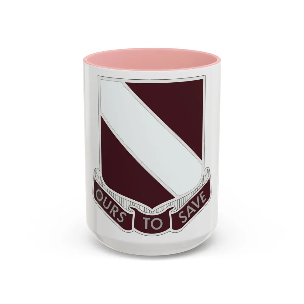 31 Medical Group (U.S. Army) Accent Coffee Mug-15oz-Pink-Go Mug Yourself