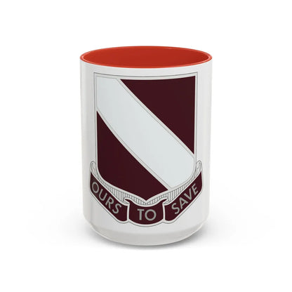 31 Medical Group (U.S. Army) Accent Coffee Mug-15oz-Red-Go Mug Yourself