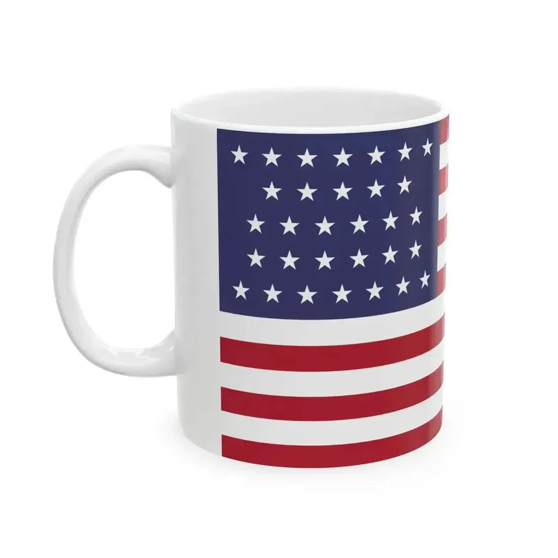 31 Star US Flag (United States) White Coffee Mug - Go Mug Yourself