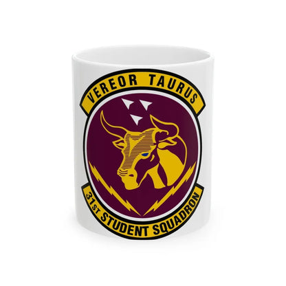 31 Student Sq AETC (U.S. Air Force) White Coffee Mug-11oz-Go Mug Yourself