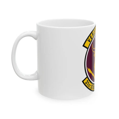 31 Student Sq AETC (U.S. Air Force) White Coffee Mug-Go Mug Yourself