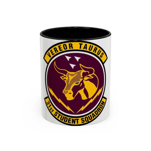 31 Student Sq AETC (U.S. Air Force) Accent Coffee Mug 11oz Black - Go Mug Yourself