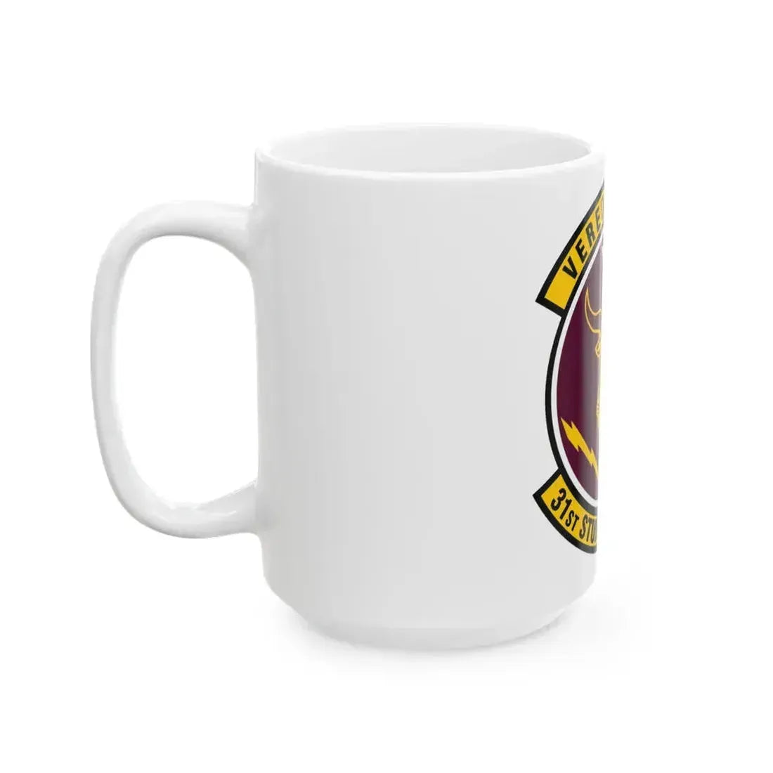 31 Student Sq AETC (U.S. Air Force) White Coffee Mug - Go Mug Yourself