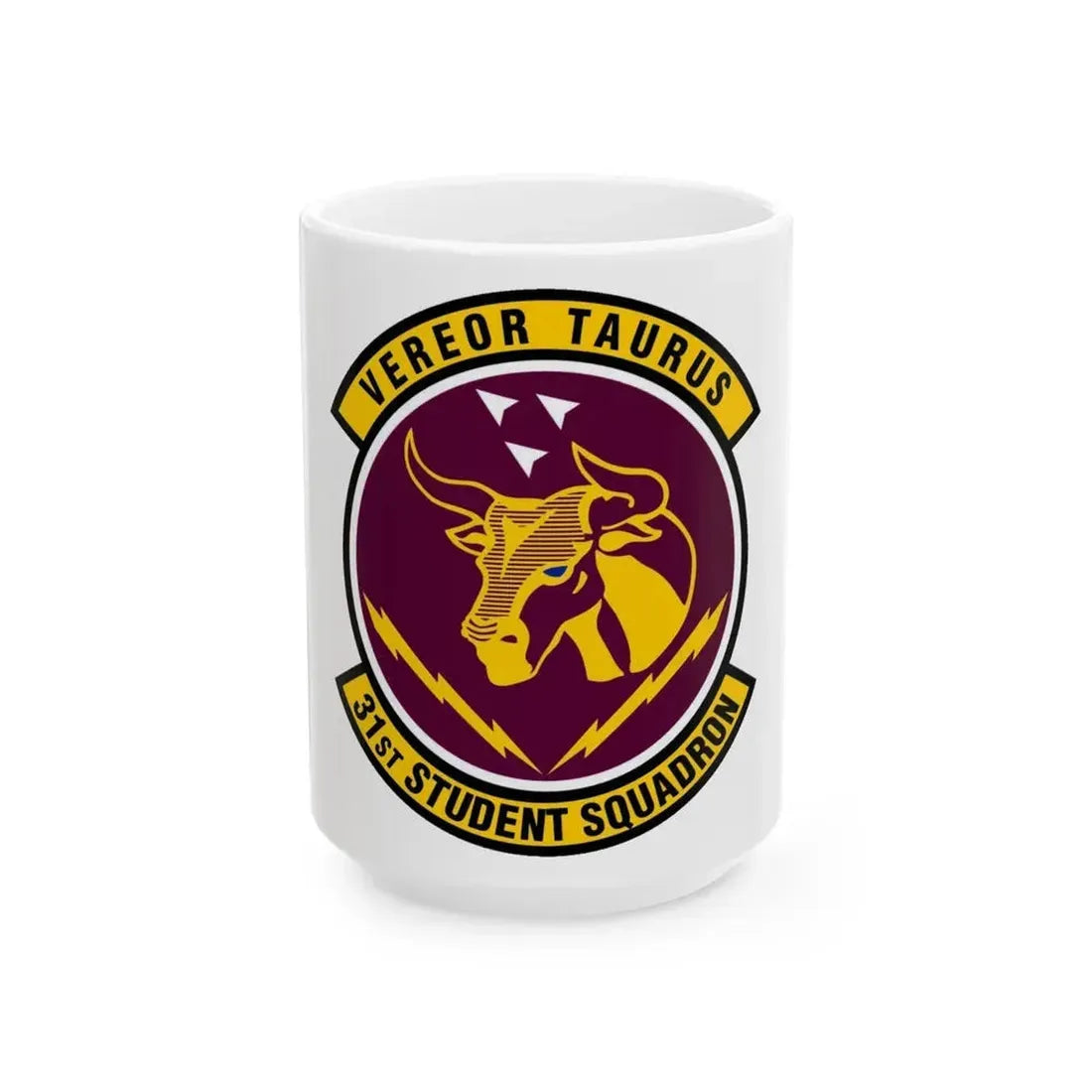 31 Student Sq AETC (U.S. Air Force) White Coffee Mug - Go Mug Yourself