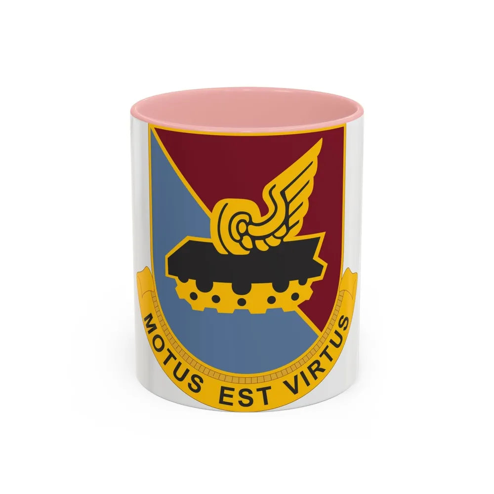 31 Transportation Battalion (U.S. Army) Accent Coffee Mug-11oz-Pink-Go Mug Yourself