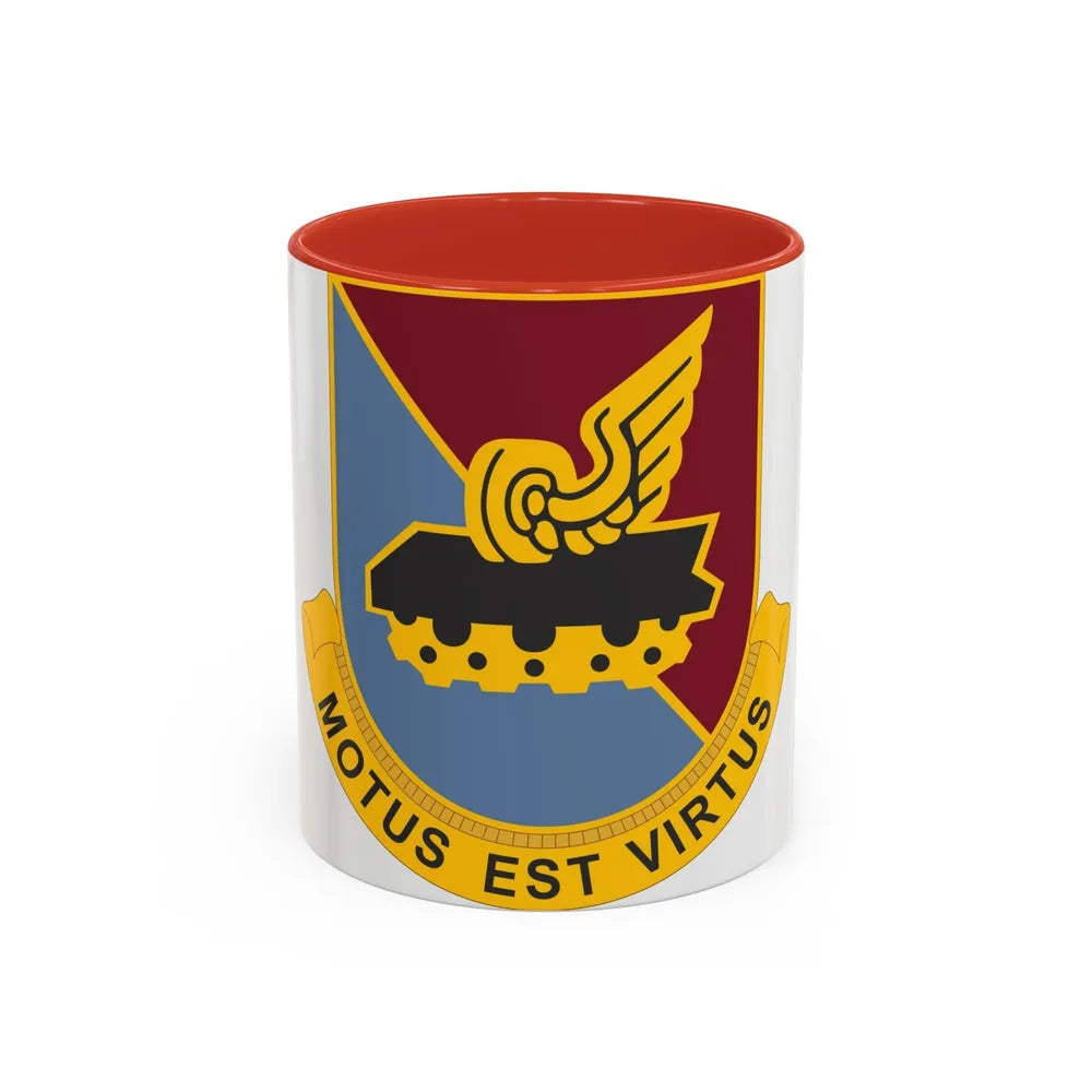 31 Transportation Battalion (U.S. Army) Accent Coffee Mug-11oz-Red-Go Mug Yourself