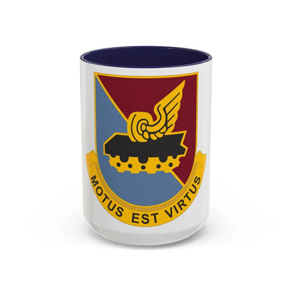 31 Transportation Battalion (U.S. Army) Accent Coffee Mug-15oz-Navy-Go Mug Yourself