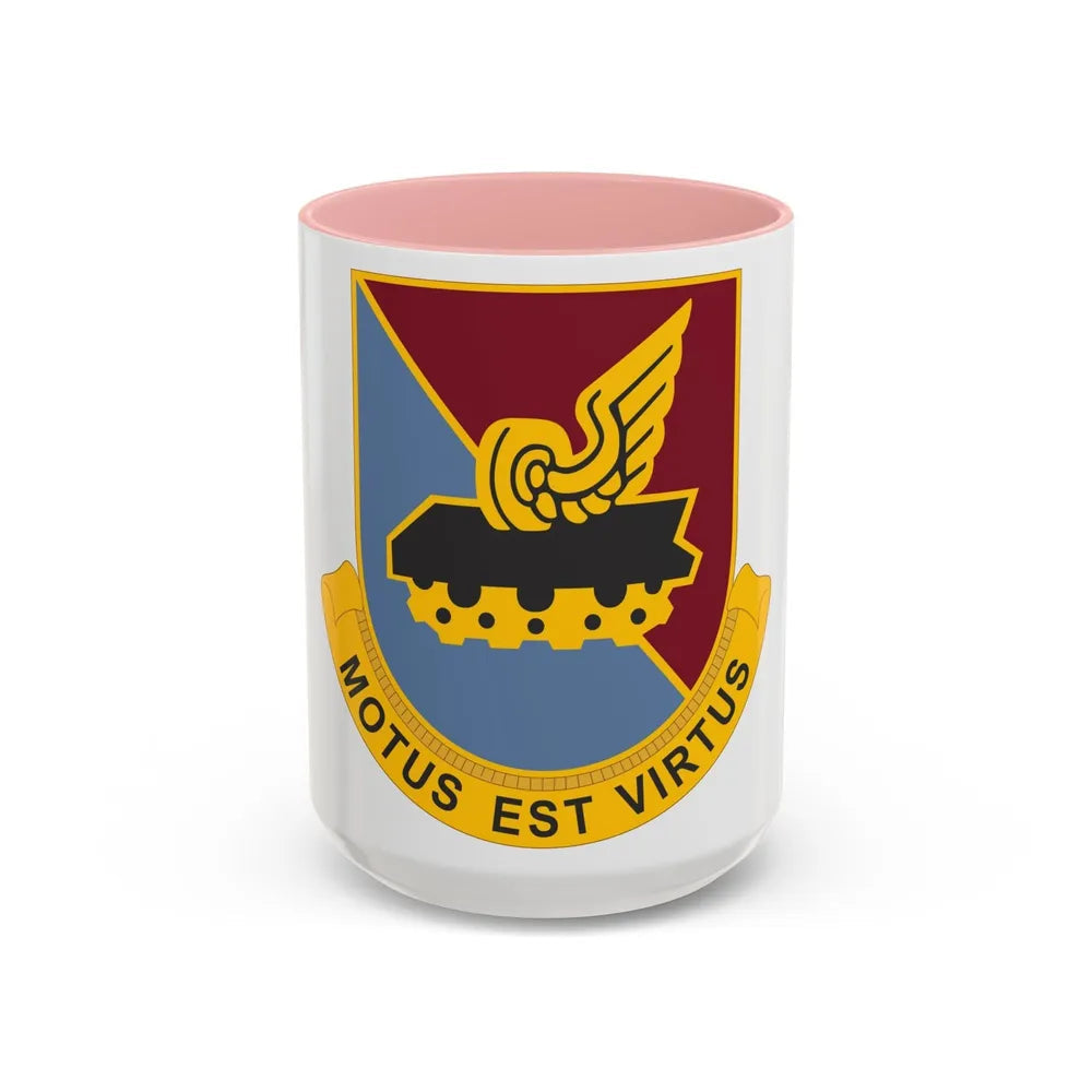 31 Transportation Battalion (U.S. Army) Accent Coffee Mug-15oz-Pink-Go Mug Yourself