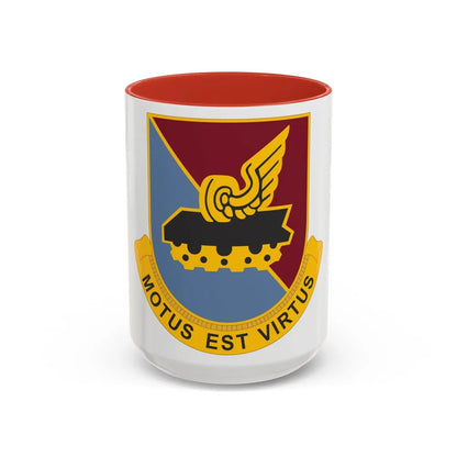 31 Transportation Battalion (U.S. Army) Accent Coffee Mug-15oz-Red-Go Mug Yourself