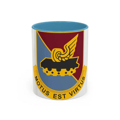 31 Transportation Battalion (U.S. Army) Accent Coffee Mug 11oz Light Blue - Go Mug Yourself