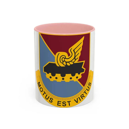 31 Transportation Battalion (U.S. Army) Accent Coffee Mug 11oz Pink - Go Mug Yourself