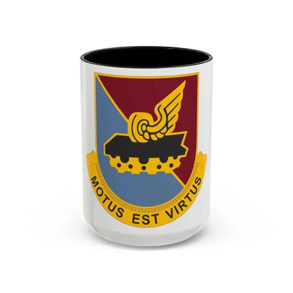 31 Transportation Battalion (U.S. Army) Accent Coffee Mug 15oz Black - Go Mug Yourself