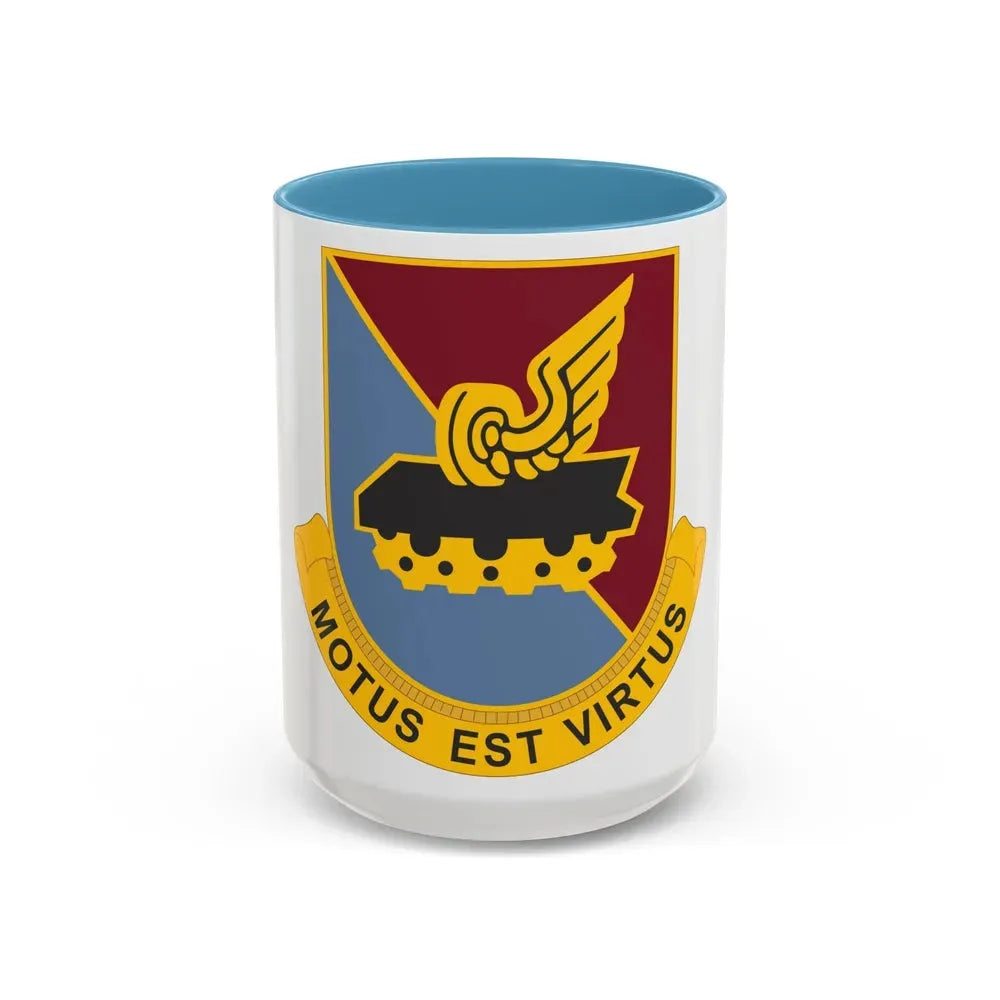 31 Transportation Battalion (U.S. Army) Accent Coffee Mug 15oz Light Blue - Go Mug Yourself