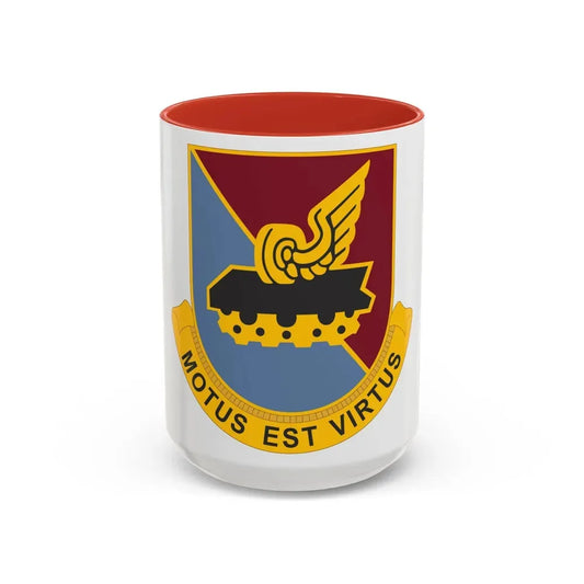 31 Transportation Battalion (U.S. Army) Accent Coffee Mug 15oz Red - Go Mug Yourself