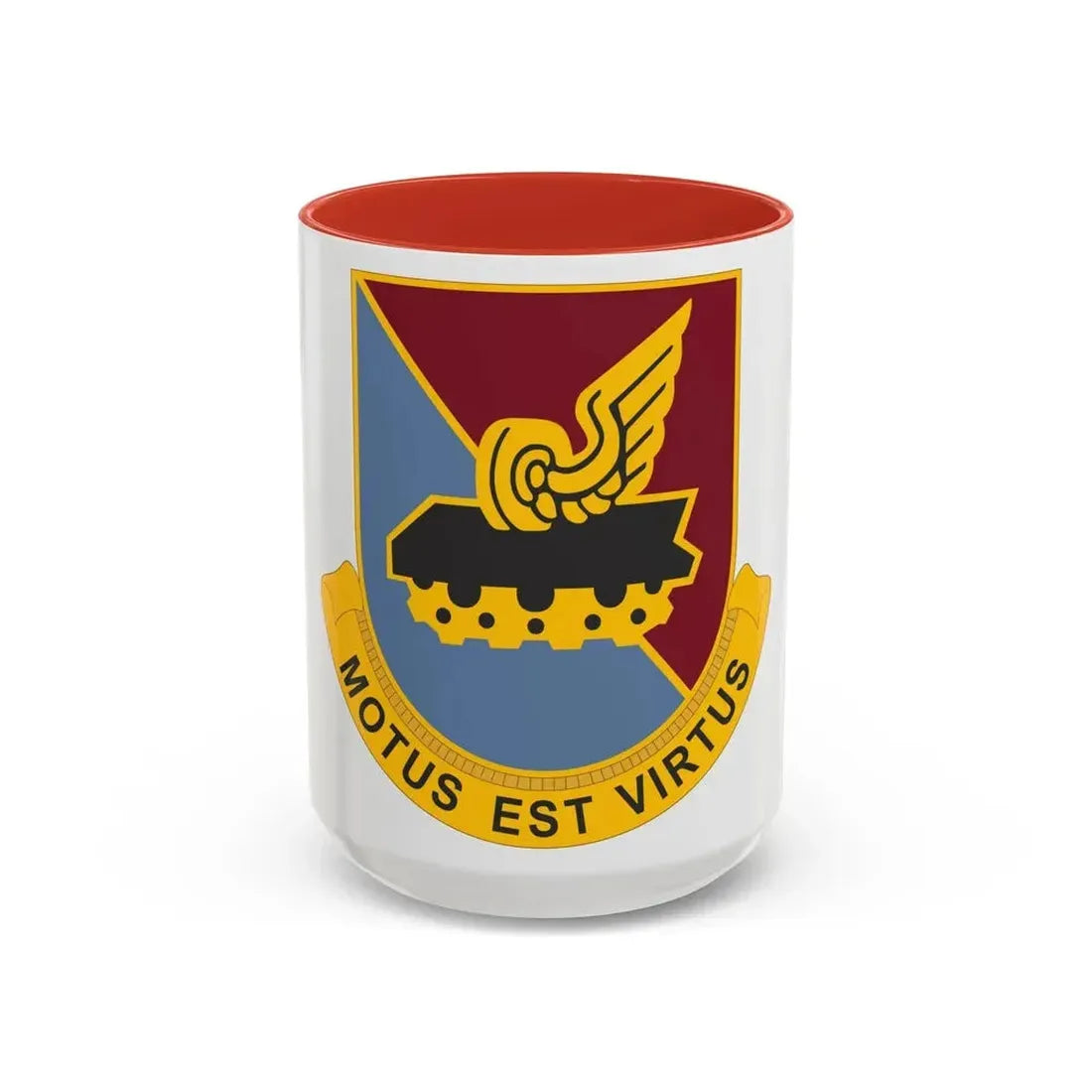 31 Transportation Battalion (U.S. Army) Accent Coffee Mug 15oz Red - Go Mug Yourself