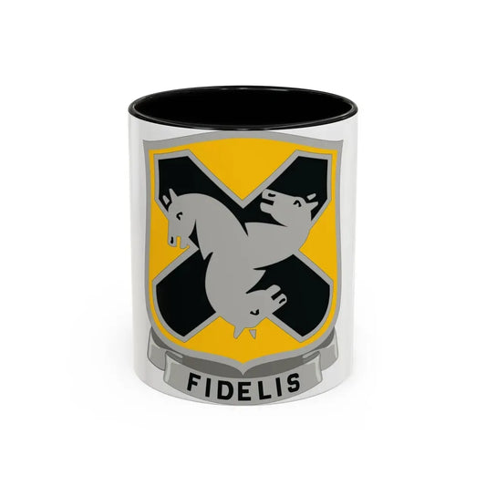 310 Cavalry Regiment (U.S. Army) Accent Coffee Mug 11oz Black - Go Mug Yourself