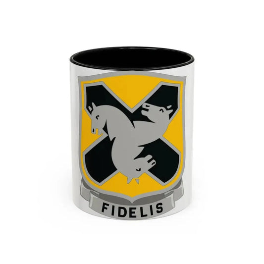 310 Cavalry Regiment (U.S. Army) Accent Coffee Mug 11oz Black - Go Mug Yourself