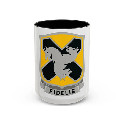 310 Cavalry Regiment (U.S. Army) Accent Coffee Mug 15oz Black - Go Mug Yourself