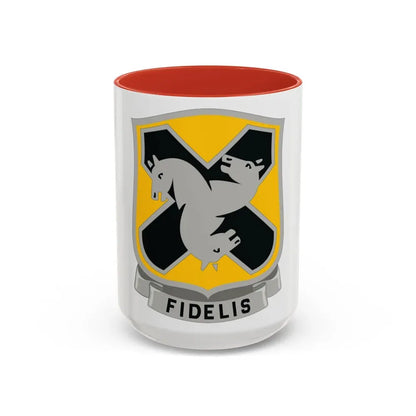 310 Cavalry Regiment (U.S. Army) Accent Coffee Mug 15oz Red - Go Mug Yourself